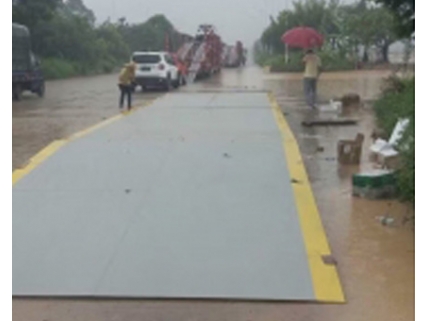 本田大型停车场地磅安装